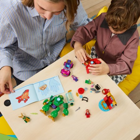 11211 LEGO® ǀ Marvel „Iron Man and His Awesome Friends“ Lokis prieš Geležinio žmogaus komandą 