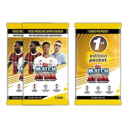TOPPS kortelės Champions League 2025 MA Mega Multipack, 48+3vnt., 5053307071667 