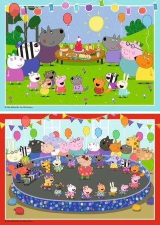 RAVENSBURGER PUZZLE dėlionė Peppa Pig, 2x24 det., 12004018 7 