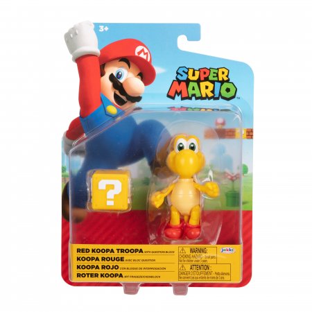NINTENDO 4" Super Mario figūrėlė, asort., 411774-6-GEN 411774-6-GEN