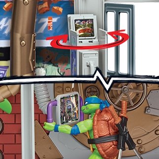 TMNT žaidimų komplektas Sewer Lair, 83478 83478