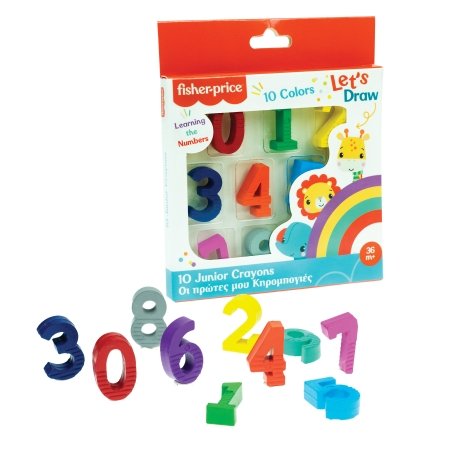 FISHER PRICE kreidutės 10 vnt., 321-00002 