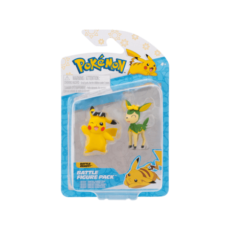 POKEMON Pikachu ir Deerling veiksmo figūrėlės, 2 vnt, PKW4109 