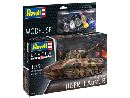 REVELL modelis Tiger II Ausf. B, 63249 