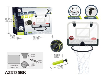 AJ SPORTZ krepšinio lentos rinkinys, AZ3135BK 