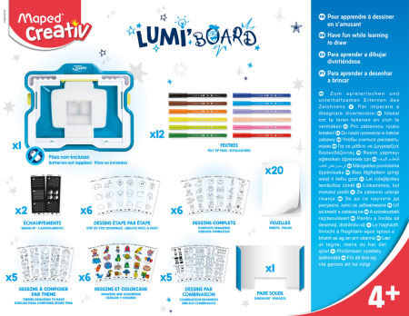 MAPED CREATIV Lumi Board šviečianti lenta, 0213 0213