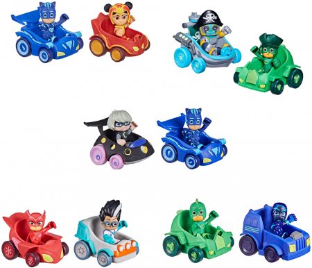 PJ MASKS mašinėlių su figūrėlėmis rinkinys, asort., F26495L0 F26495L0