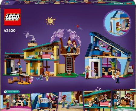 42620 LEGO® Friends Olio Ir Peizlės Šeimų Namai 
