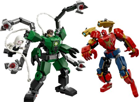 76338 LEGO® | Marvel Robotų kova: Žmogus voras prieš Daktarą Aštuonkojį 