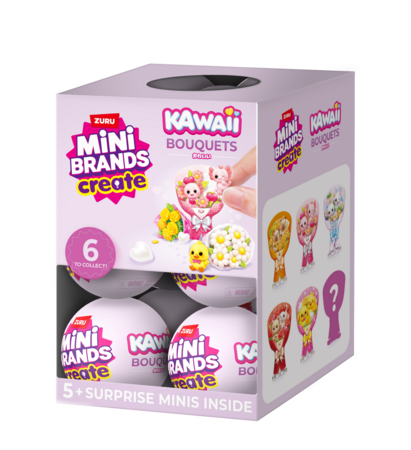 MINI BRANDS miniatiūrų rinkinys Kawaii Bouquet, 1 serija, asort., 77844GQ1 