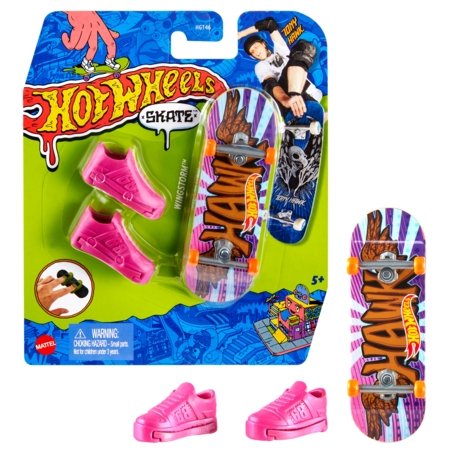 HOT WHEELS pirštų riedlentė su batais assort., HGT46 HGT46