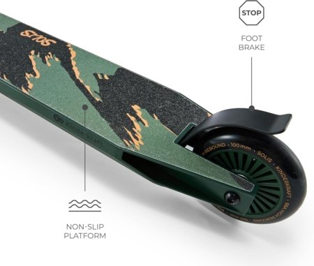 KINDERCRAFT sportinis paspirtukas SOLIS, žalias, KRSOLI00GRE0000 