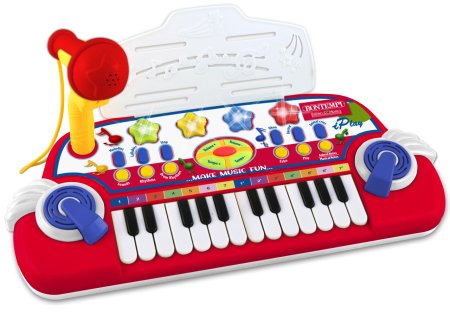 BONTEMPI 24 klavišų pianinas su mikrofonu, 122932 