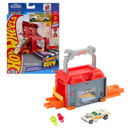 HOT WHEELS City Play and Go trasos rinkinys, asort., JHL43 