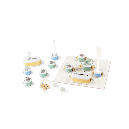 KIDYWOLF edukacinis elektrinių grandinių rinkinys Kidylec, KIDYELEC-STARTER 