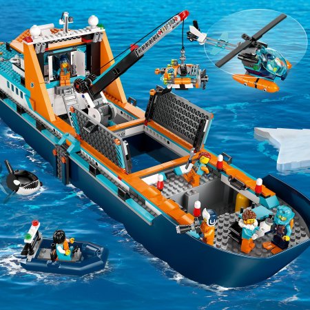 60368 LEGO® City Arkties tyrinėtojų laivas 60368