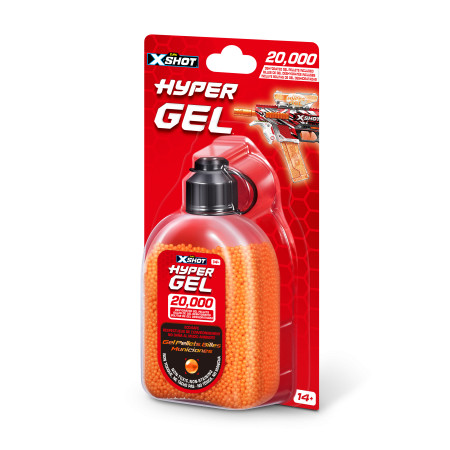 X-SHOT šoviniai Hyper Gel, 20000 želinių rutuliukų, asort., 36625 36625