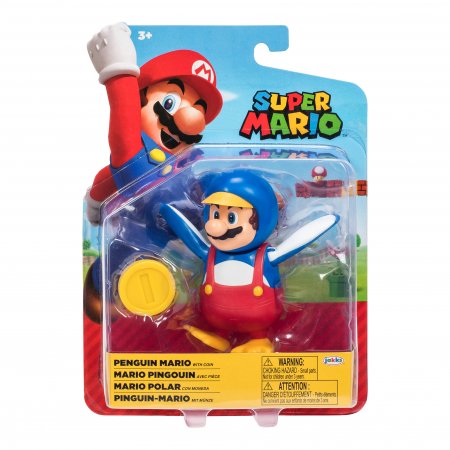 NINTENDO 4" Super Mario figūrėlė, asort., 408234-6 408234-6