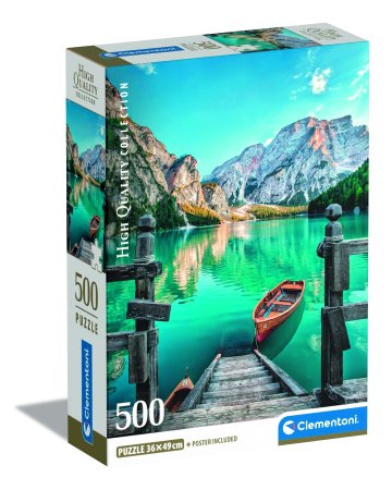 CLEMENTONI HQC dėlionė Braies ežeras, 500 d., 35538 