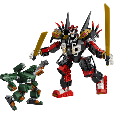 77120 LEGO® Sonic the Hedgehog™ Shadow robotas prieš „G.U.N. Trooper“ 