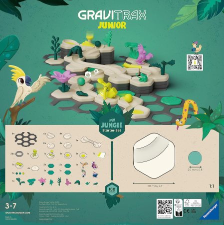 GRAVITRAX interaktyvi takelių sistema Junior Starter-Set L Jungle, 27499 