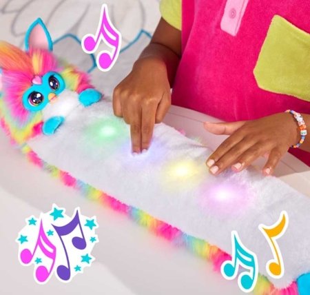 FURBY interaktyvus žaislas DJ Furby Rainbow, G0668UU0 