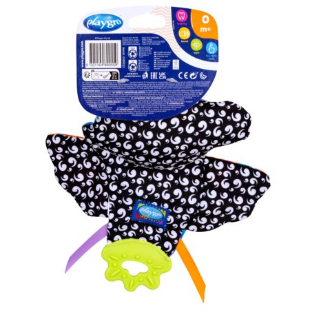 PLAYGRO kramtukas - žaislas su čežančiu audiniu Tamika Toucan, 0189055 