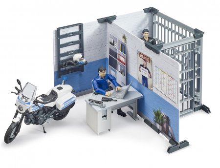 BRUDER 1:16 policijos nuovada su policijos motociklu, 62732 62732