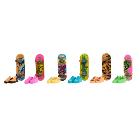 HOT WHEELS pirštų riedlentė su neoninėmis kaukolėmis ikvėptos Tony Hawk asort., HPG21 