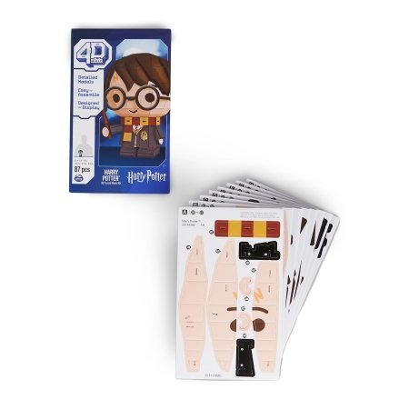 4D BUILD dėlionė Harry Potte chibi, 6069834 