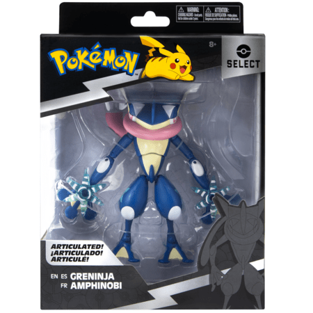 POKEMON Greninja lankstoma figūrėlė, 15 cm, PKW2409 
