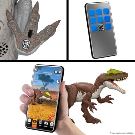JURASSIC WORLD 1:32 interaktyvus dinozauras Carnotaurus, JKG85 