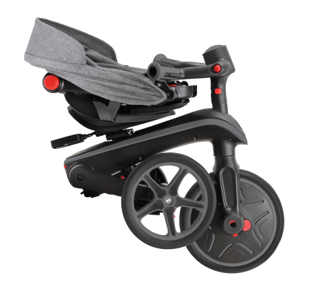 GLOBBER triratukas Explorer Trike 4in1,juodas-pilkas, 732-120 