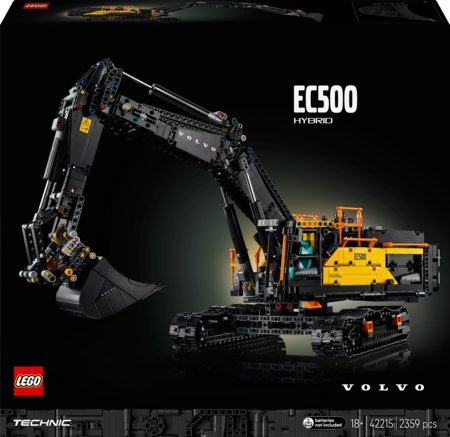42215 LEGO® Technic Ekskavatorius Volvo EC500 Hybrid 