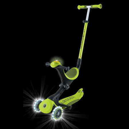 GLOBBER paspirtukas Go Up Deluxe Lights, laimo žalia, 748-606 