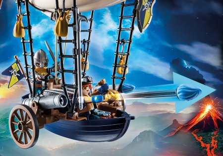 PLAYMOBIL NOVELMORE Riterių dirižablis, 70642 70642
