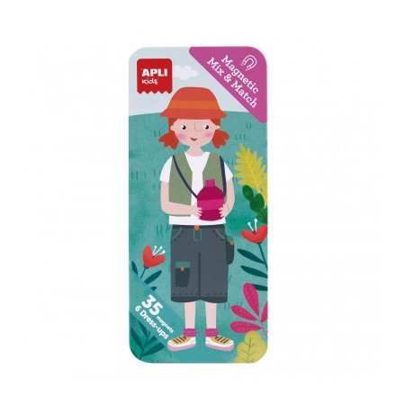 APLI KIDS magnetų rinkinys Mix&Match Tropikai, APLI18908 Apli18908