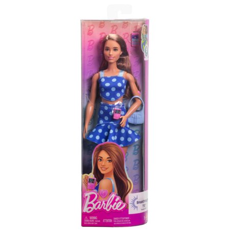 BARBIE madistė mėlyna suknele, serganti I tipo diabetu, HYT97 
