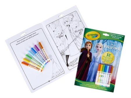 CRAYOLA kūrybinis rinkinys Color & Activity, Disney Frozen, 04-5900G 