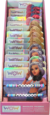 WOW GENERATION apyrankės su žinute, 2 vnt., WOW00008 