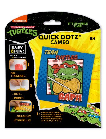 DIAMOND DOTS kūrybinis rinkinys piešimas deimantais TMNT - Raph, DTZ5.031 DTZ5.031