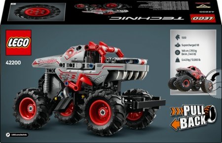 42200 LEGO® Technic Monster Jam™ ThunderROARus™ su spyruokliniu mechanizmu 
