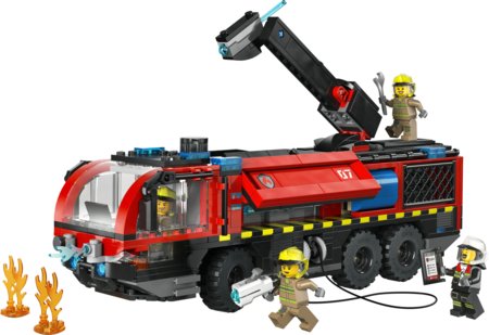 60499 LEGO® City oro uosto ugniagesių sunkvežimis 