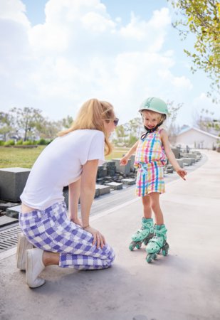 GLOBBER riedučiai Learning Skates 2 in 1, dydis 30-33, mėtiniai, 783-206 