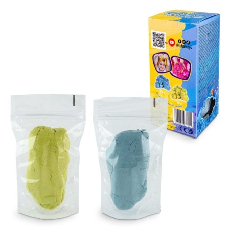 TUBAN purus smėlis, mėlynos ir geltonos spalvos, 2x70 g, TU3790 