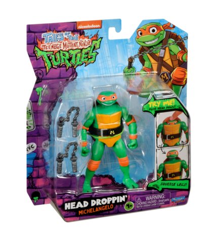 TMNT figūrėlė Head Dropping Michelangelo, 83306 