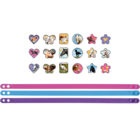 TOTUM kūrybinis rinkinys I Love Horses Charms & Bracelets, 73135 