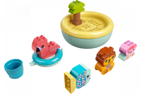 10966 LEGO® DUPLO® Creative Play Maudynių pramogos: plūduriuojanti gyvūnų sala 10966