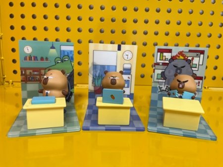 CAPYBARA OFFICE kolekcinė figūrėlė Tuntun Workplace, asort., GW-002 