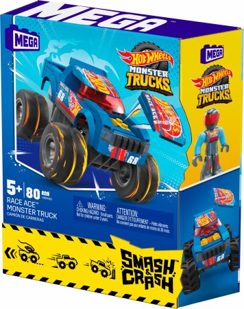 MEGA CONSTRUX HOT WHEELS konstruktorius Hot Wheels džipas asort, HMM49 HMM49